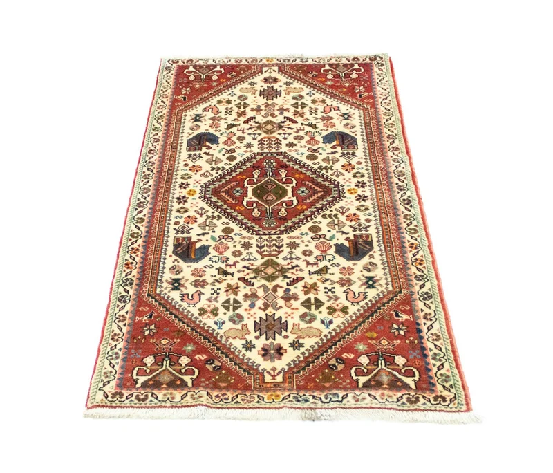 Perserteppich - Nomadic 77 x 150 cm - beige