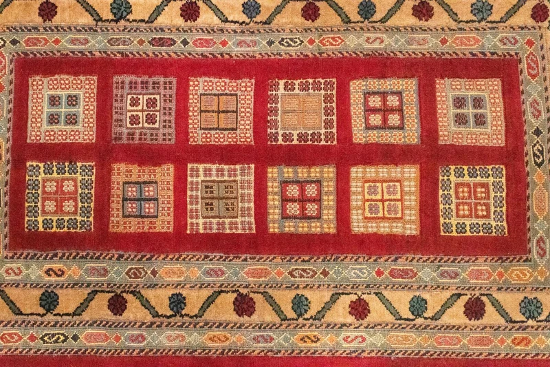 Perserteppich - Nomadic 81 x 114 cm - rot