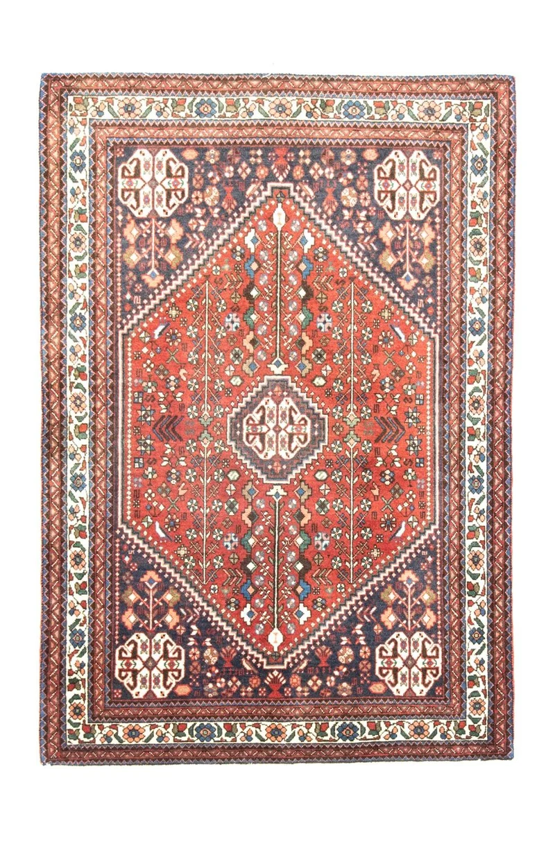 Abadeh Teppich 107x156cm - Perserteppich - orange