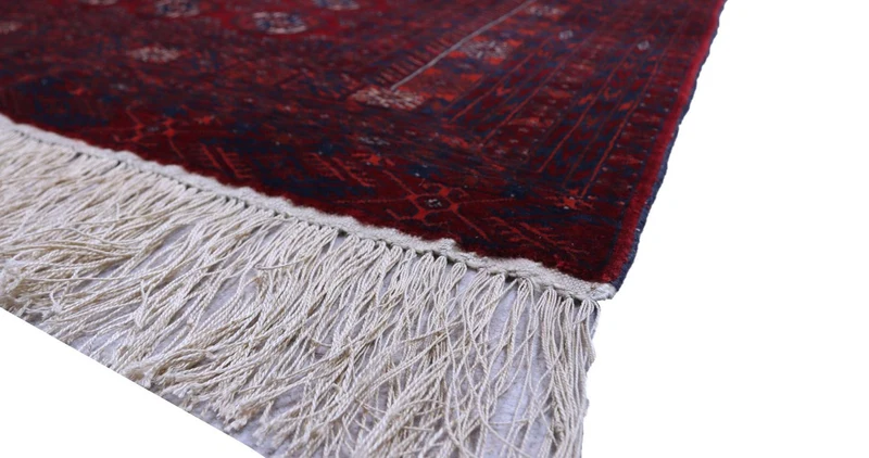 Afghan Teppich 113 x 169 cm - dunkelrot