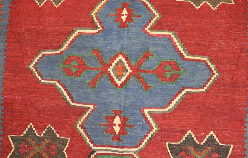Kelim Teppich - Oriental 165 x 284 cm - rot