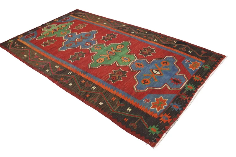 Kelim Teppich - Oriental 165 x 284 cm - rot