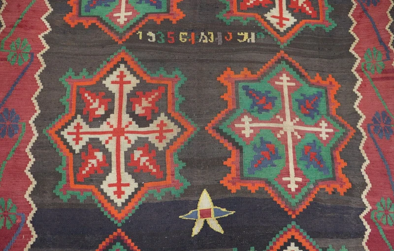 Kelim Teppich - Oriental 158 x 303 cm - blau
