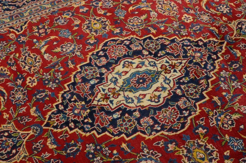 Perserteppich - Keshan 194 x 286 cm - rot