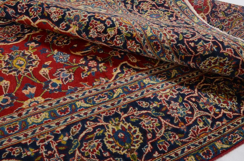 Perserteppich - Keshan 194 x 286 cm - rot