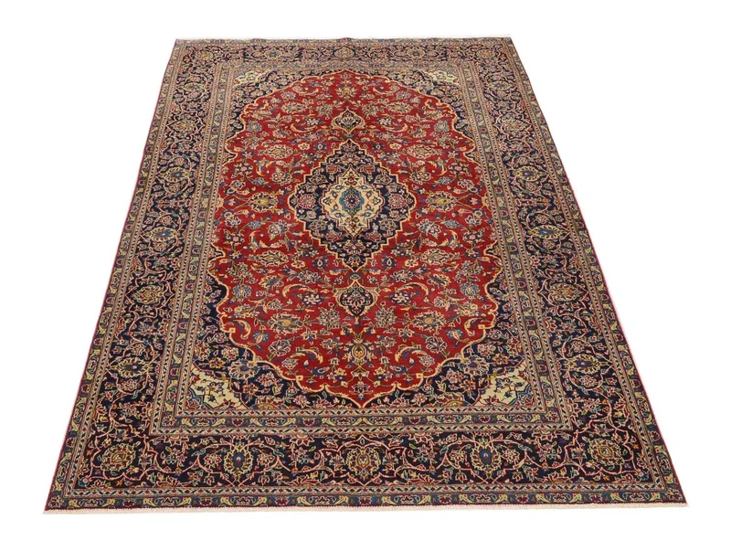 Perserteppich - Keshan 194 x 286 cm - rot
