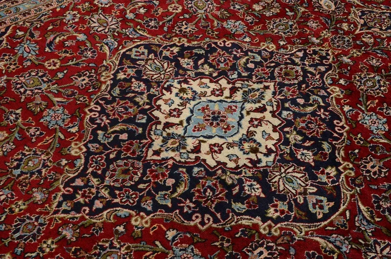 Perserteppich - Keshan 246 x 357 cm - rot
