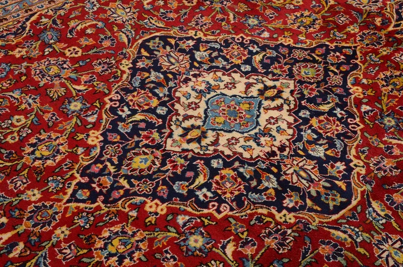 Perserteppich - Keshan 246 x 358 cm - rot