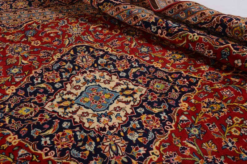 Perserteppich - Keshan 246 x 358 cm - rot