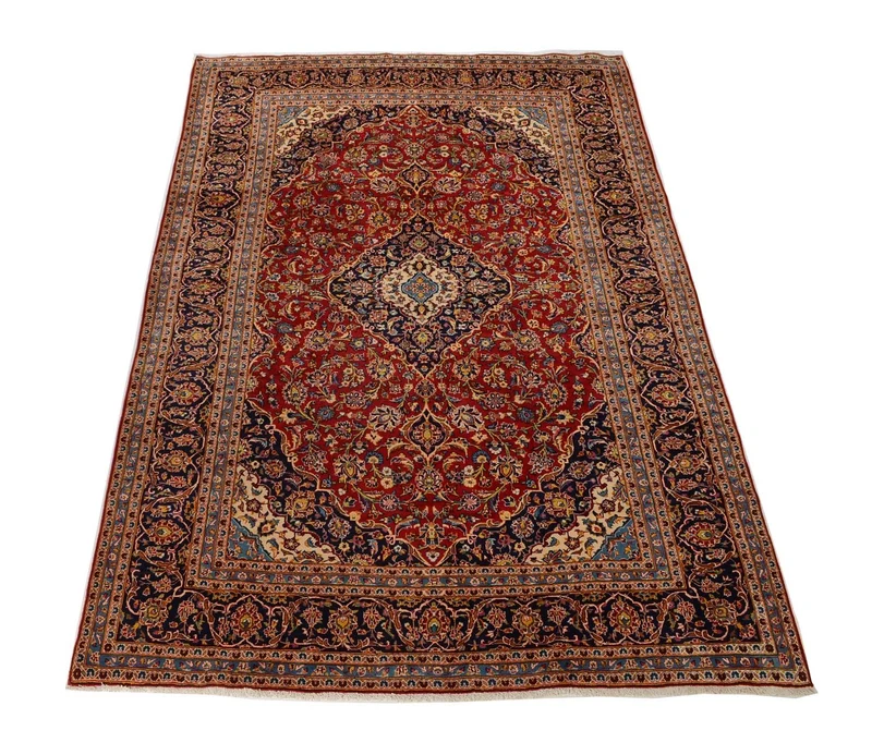 Perserteppich - Keshan 246 x 358 cm - rot
