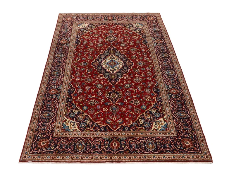 Perserteppich - Keshan 202 x 303 cm - rot