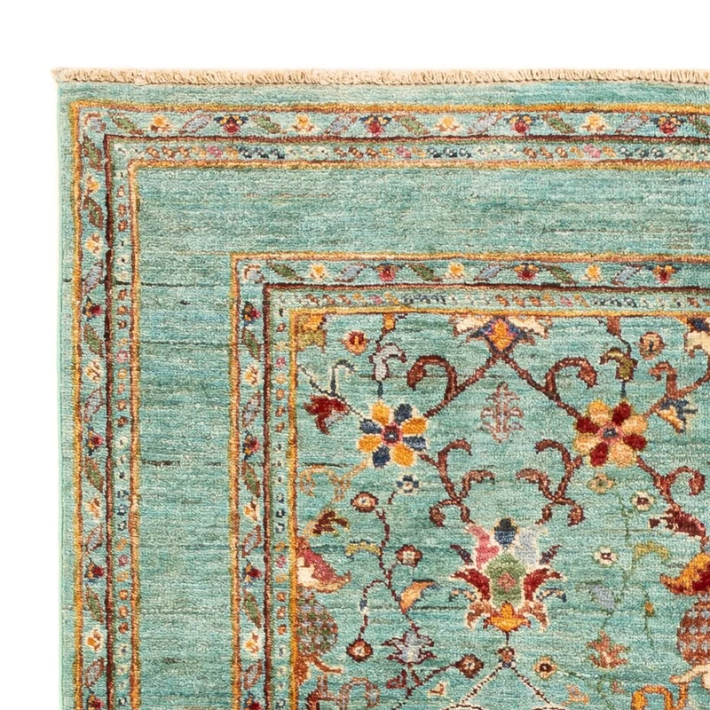 Ziegler Teppich - Ariana - 118 x 175 cm - türkis