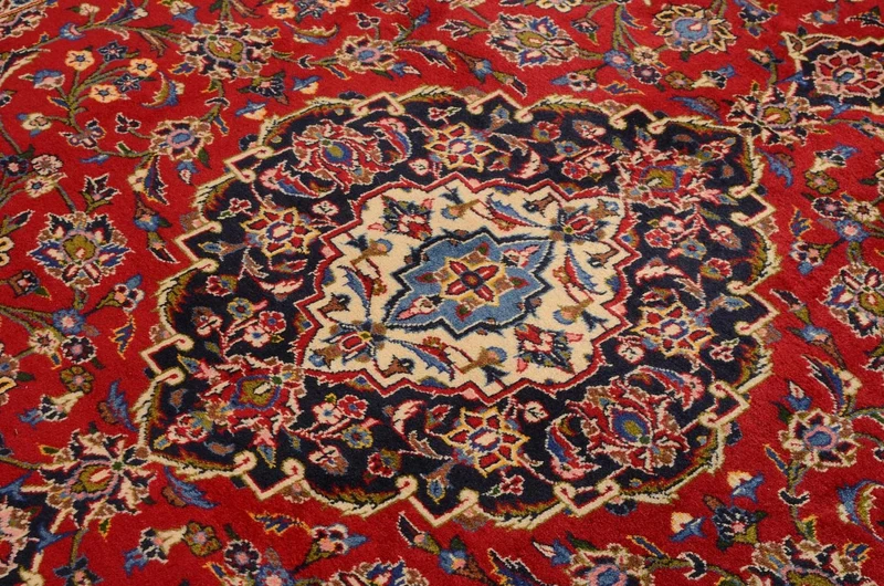 Perserteppich - Keshan 253 x 346 cm - rot