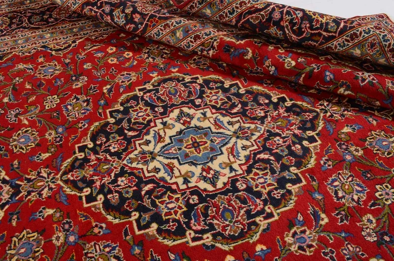 Perserteppich - Keshan 253 x 346 cm - rot
