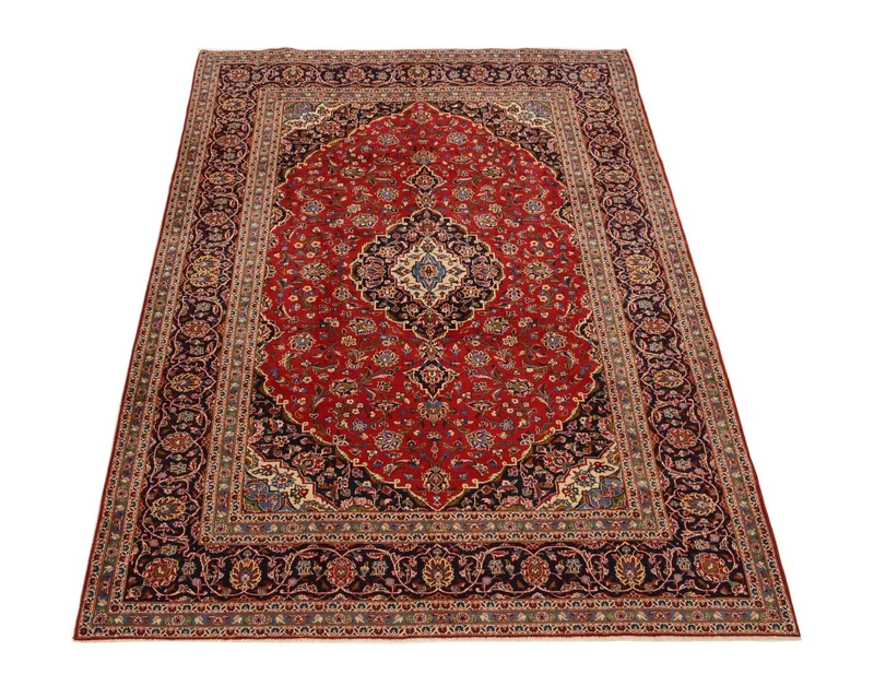 Perserteppich - Keshan 253 x 346 cm - rot