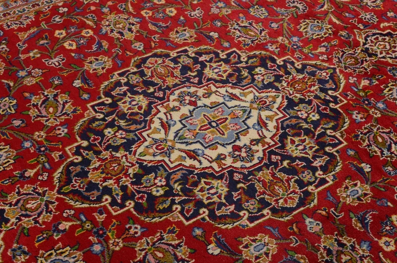 Perserteppich - Keshan 242 x 359 cm - rot
