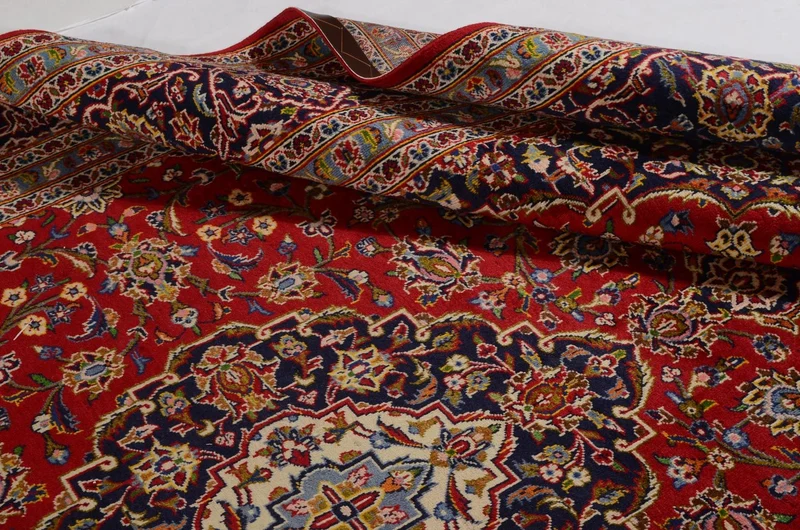 Perserteppich - Keshan 242 x 359 cm - rot