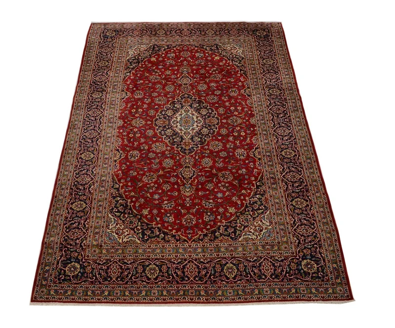 Perserteppich - Keshan 242 x 359 cm - rot