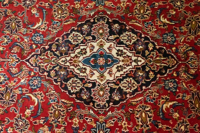 Perserteppich - Keshan 200 x 311 cm - rot