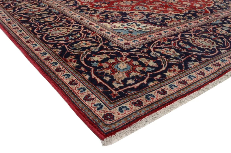 Perserteppich - Keshan 195 x 297 cm - rot