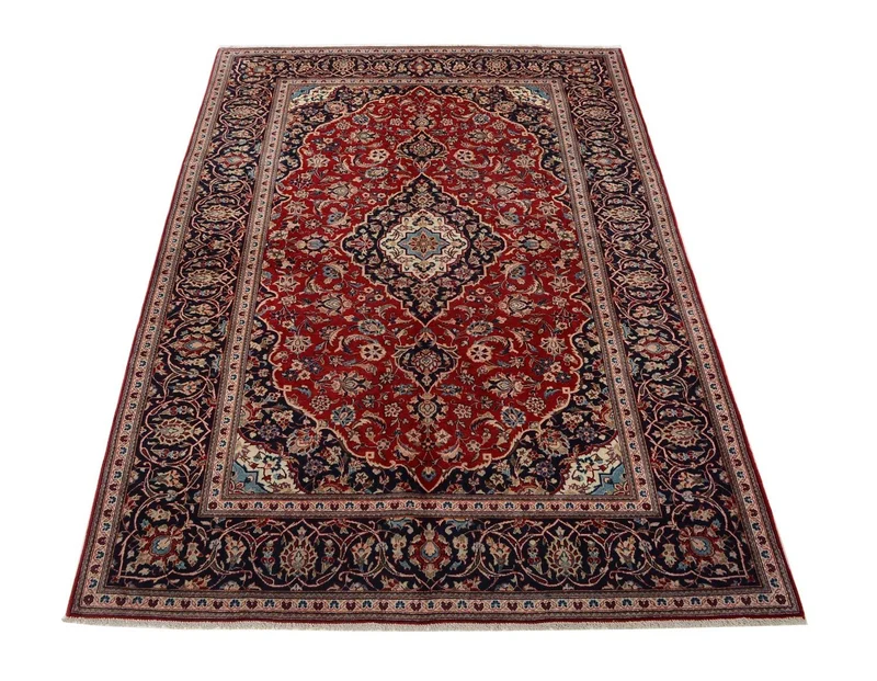 Perserteppich - Keshan 195 x 297 cm - rot