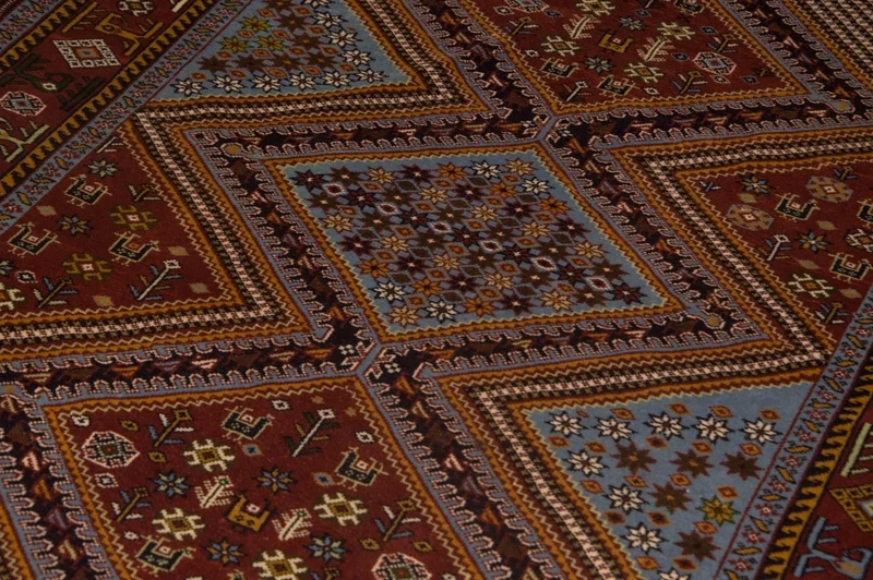 Afghan Teppich 118 x 148 cm - braun