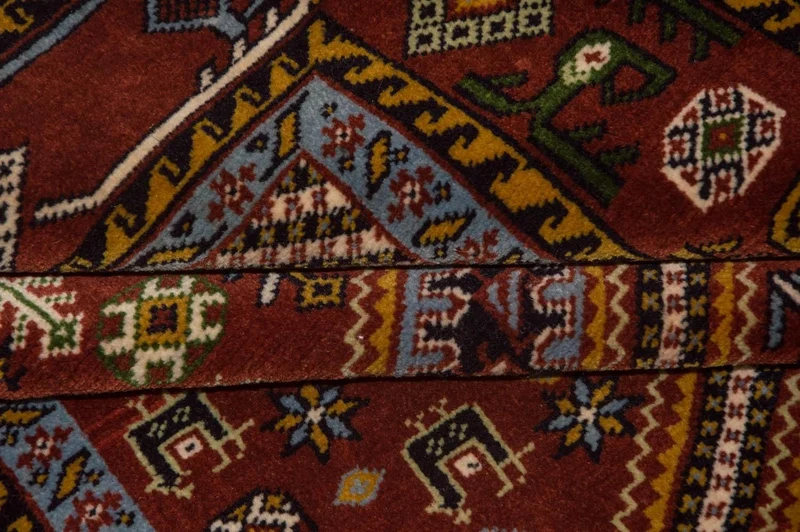 Afghan Teppich 118 x 148 cm - braun