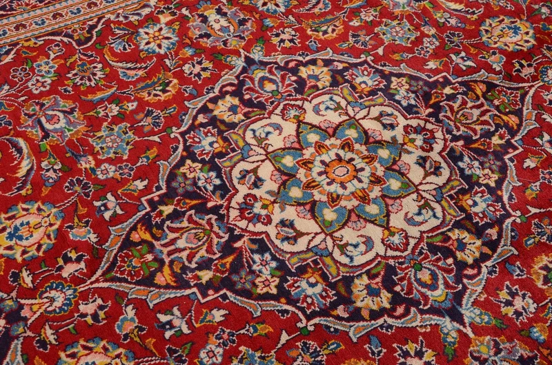 Perserteppich - Keshan 195 x 290 cm - rot