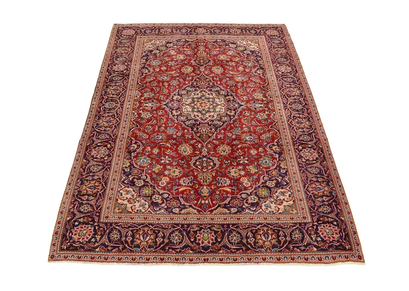 Perserteppich - Keshan 195 x 290 cm - rot