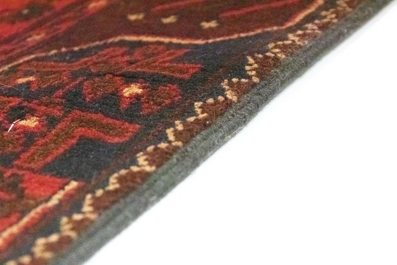 Afghan Teppich - Kunduz 75 x 295 cm - rot