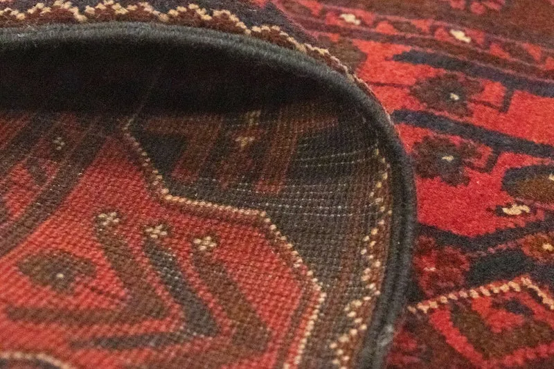 Afghan Teppich - Kunduz 75 x 295 cm - rot
