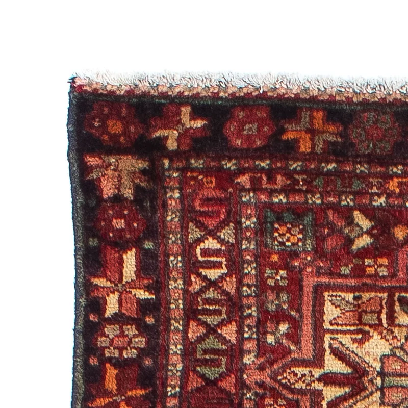 Perserteppich - Nomadic 80 x 310 cm - dunkelrot