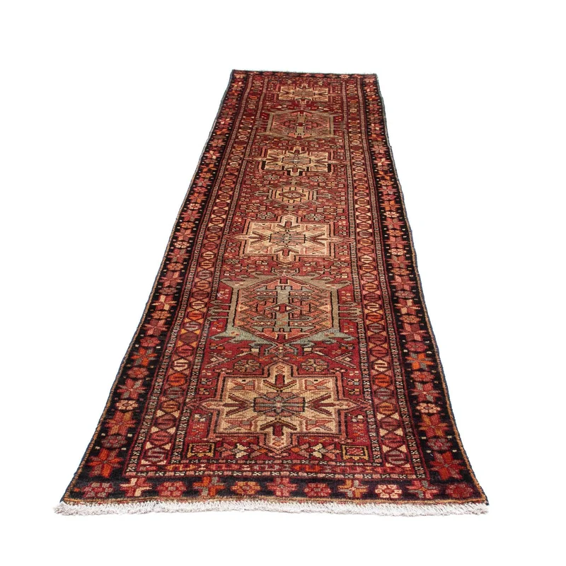 Perserteppich - Nomadic 80 x 310 cm - dunkelrot