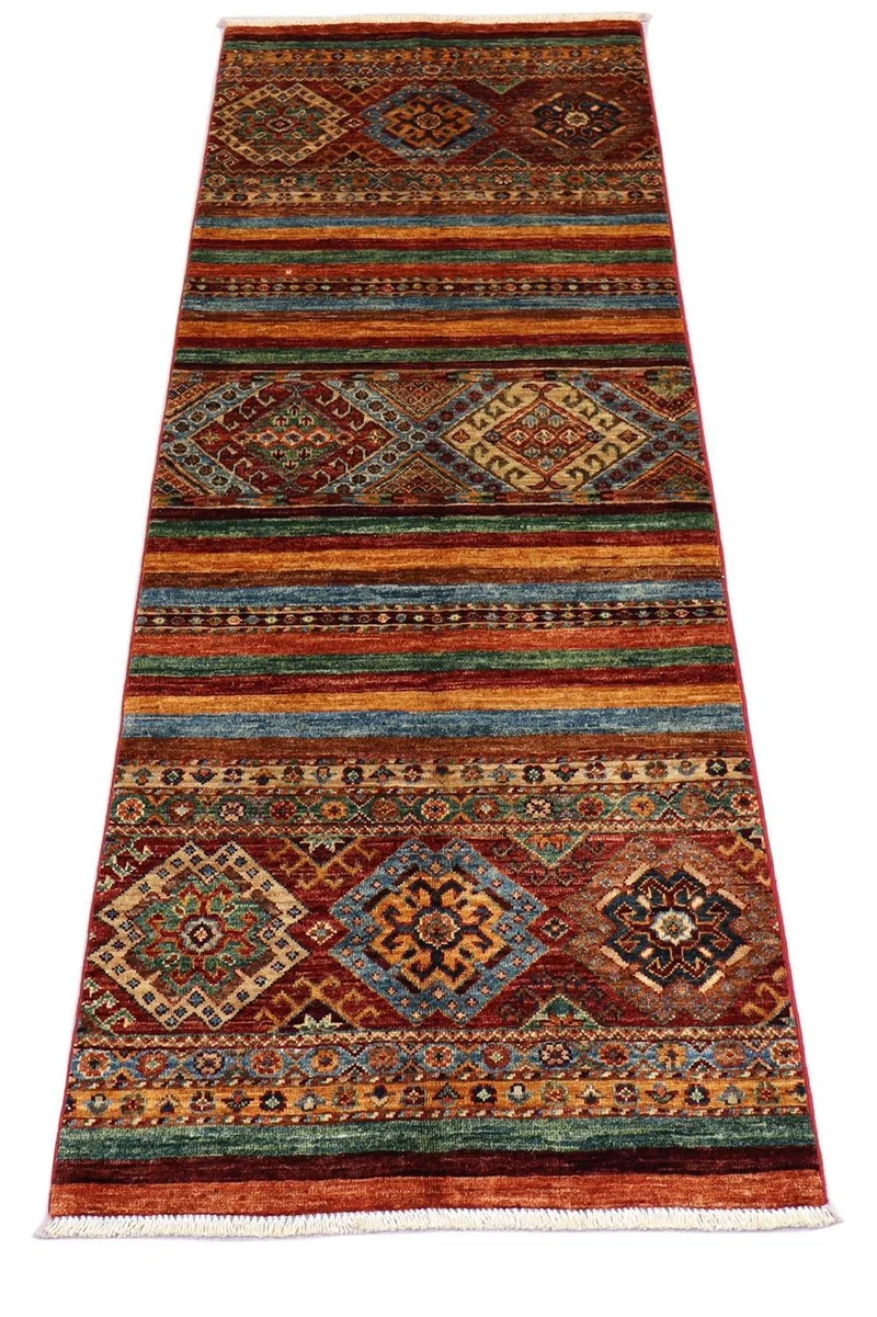Ziegler Teppich 77 x 204 cm - mehrfarbig