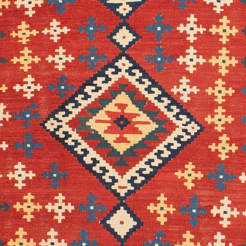 Kelim Teppich - Oriental 199 x 307 cm - rot