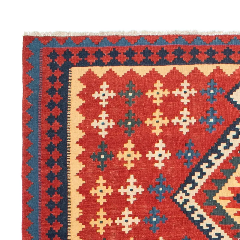 Kelim Teppich - Oriental 199 x 307 cm - rot
