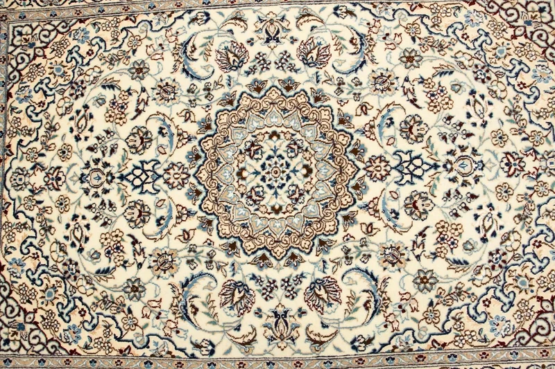Perserteppich - Nain - Royal 102 x 150 cm - beige