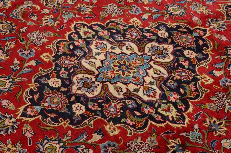 Perserteppich - Keshan 245 x 352 cm - rot