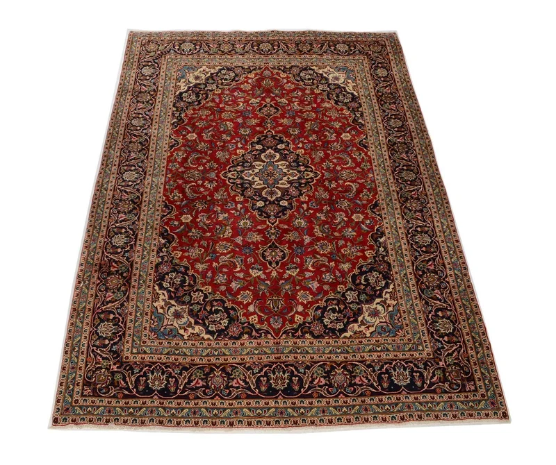 Perserteppich - Keshan 245 x 352 cm - rot