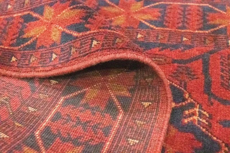 Afghan Teppich - Kunduz 82 x 390 cm - rot