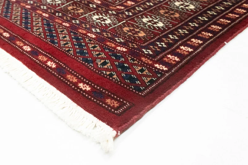 Afghan Teppich - Buchara 125 x 177 cm - rot