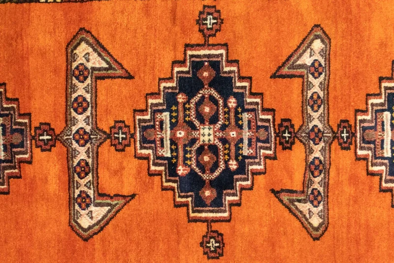 Perserteppich - Nomadic 70 x 145 cm - orange