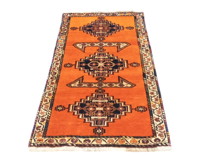 Perserteppich - Nomadic 70 x 145 cm - orange
