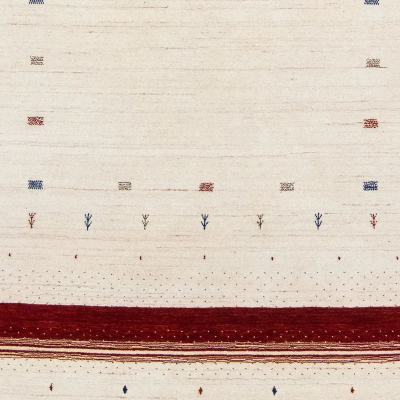Gabbeh Teppich - Loribaft Indus 170 x 245 cm - beige