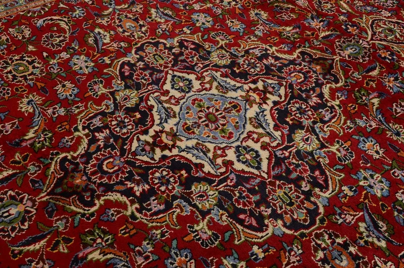 Perserteppich - Keshan 248 x 352 cm - rot