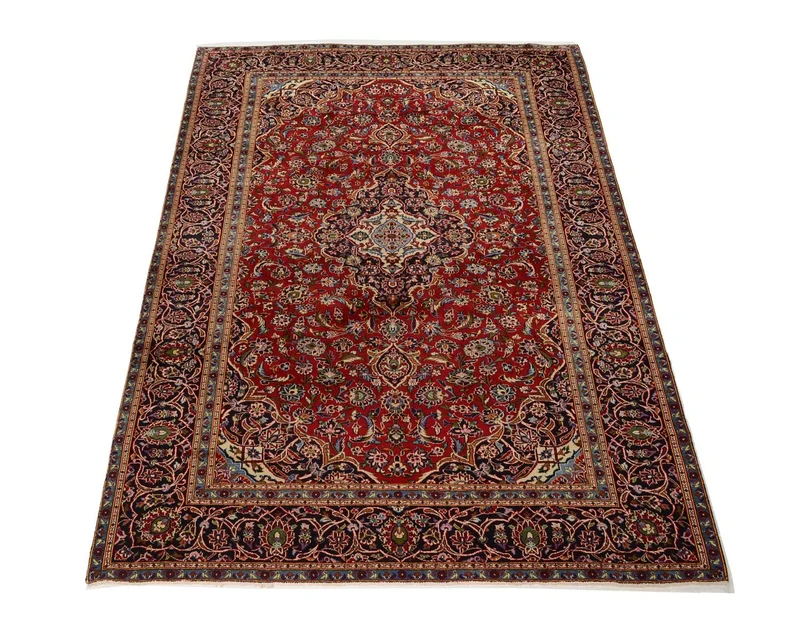 Perserteppich - Keshan 248 x 352 cm - rot
