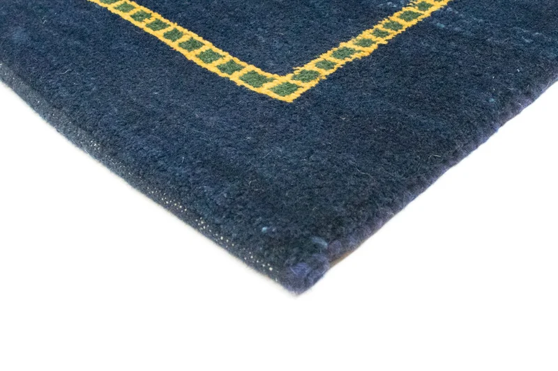 Gabbeh Teppich - Perser 122 x 184 cm - grün