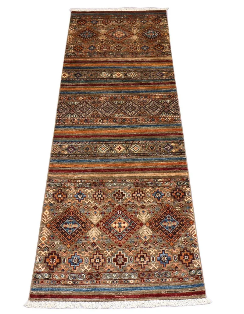 Ziegler Teppich 87 x 258 cm - hellbraun