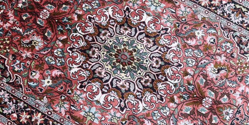 Seidenteppich - Kaschmir Seide 91 x 152 cm Teppichbrücke