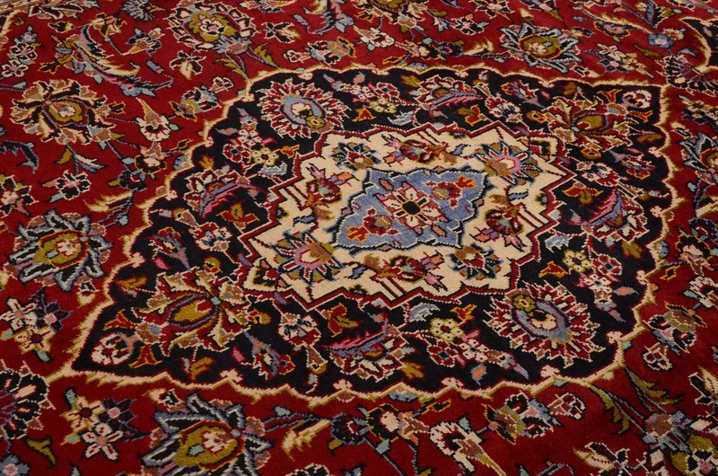 Perserteppich - Keshan 251 x 342 cm - rot